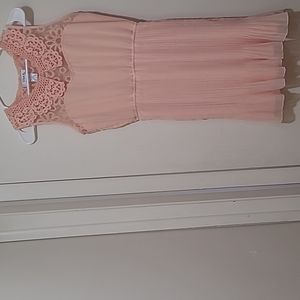 Pinky brand pink party dress knee length medium washable